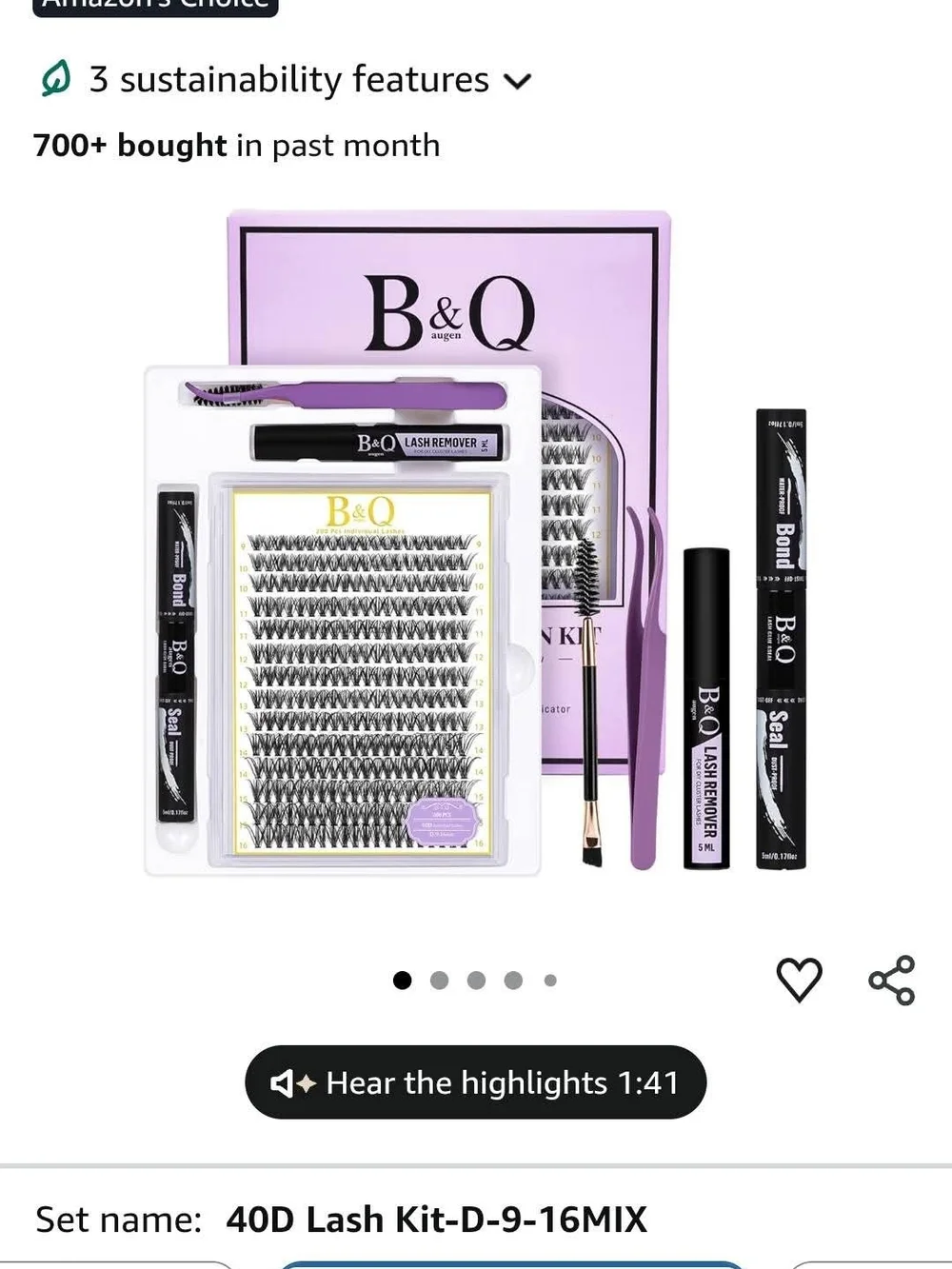 DIY Lash Extension Kit — Purple Individual Lashes
